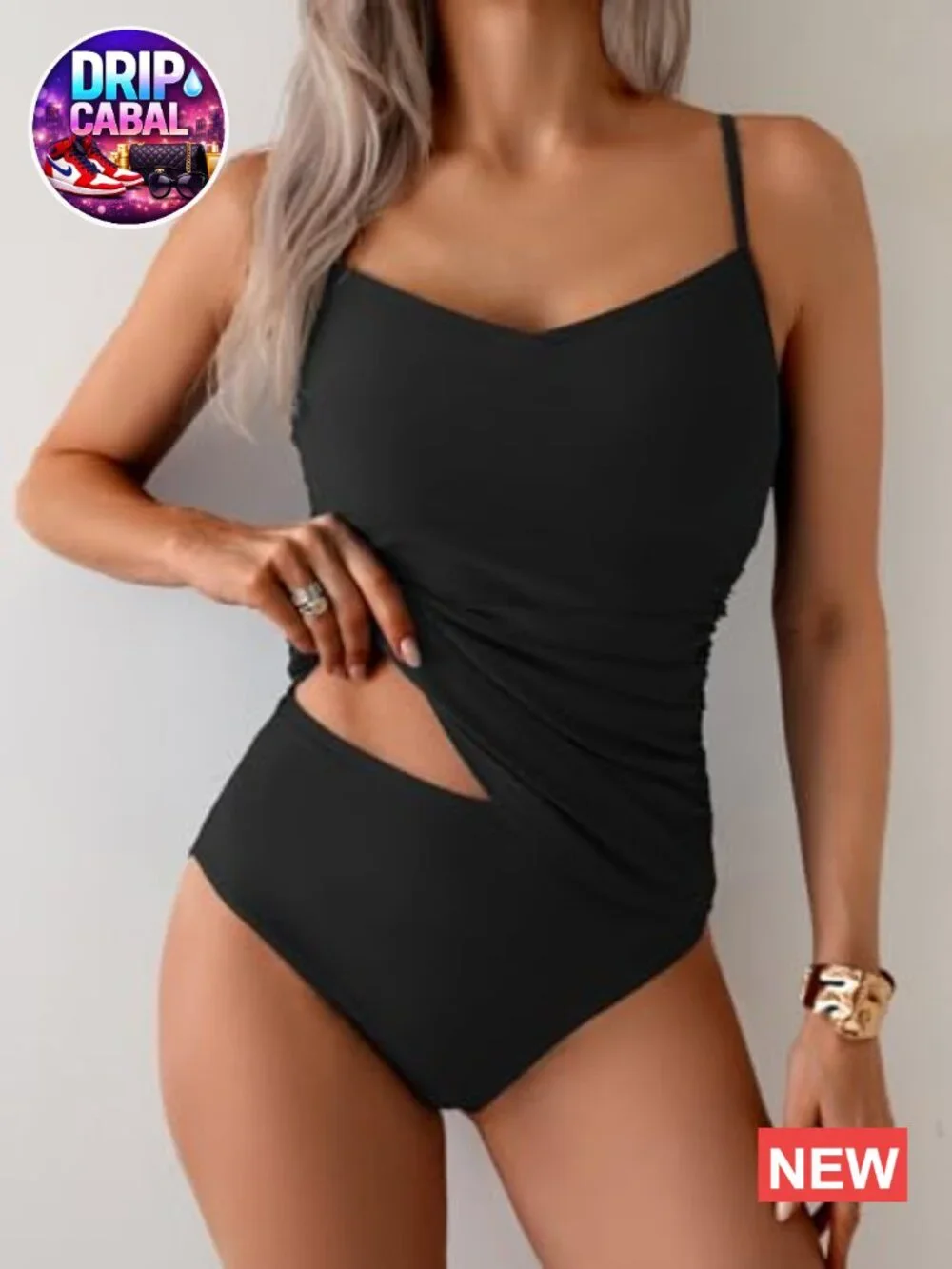 Tankini Swimsuit Two Piece Tummy Control High Waisted Bottom